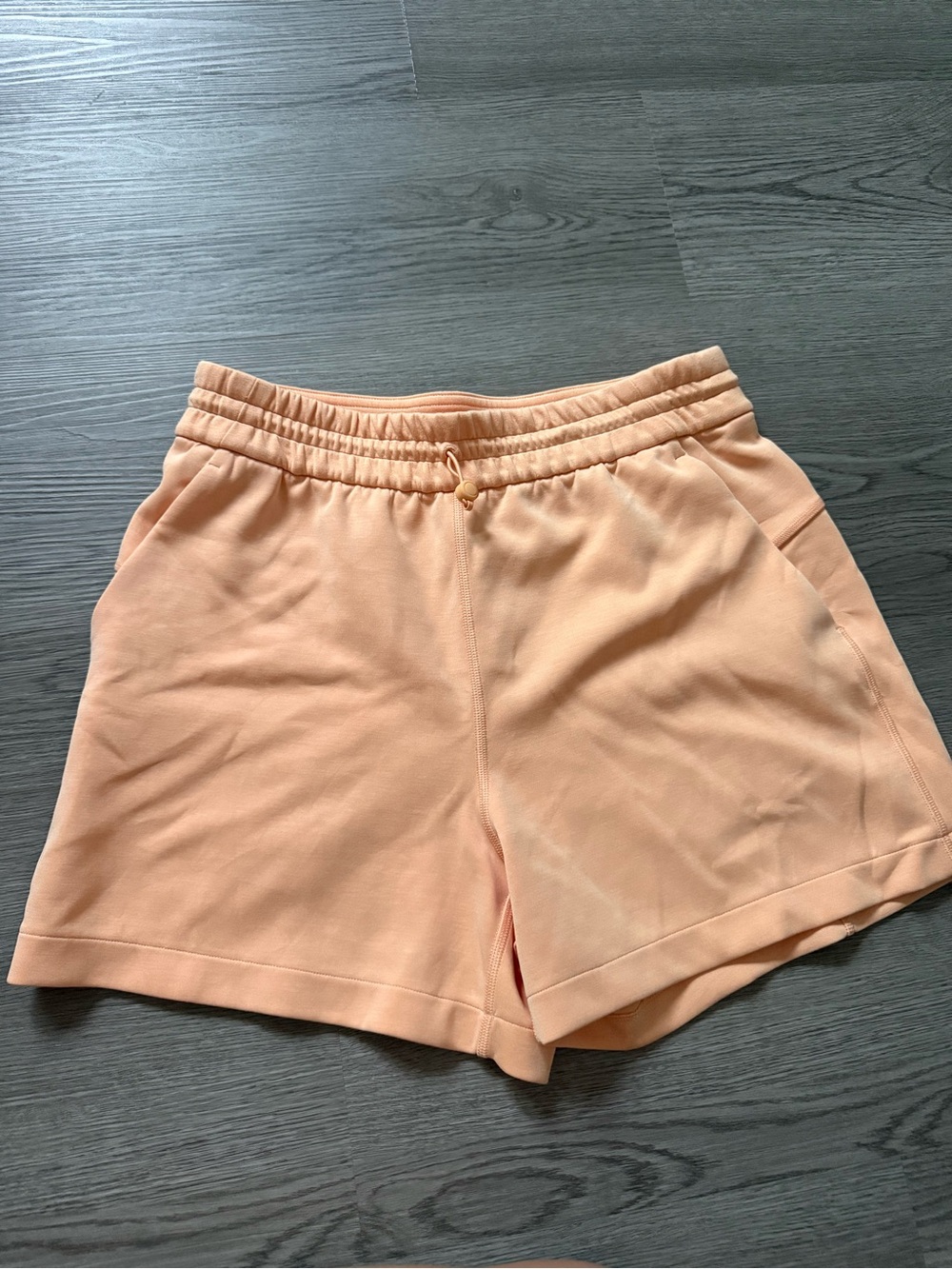 lululemon athletica Peach Elastic-Waist Athletic Shorts